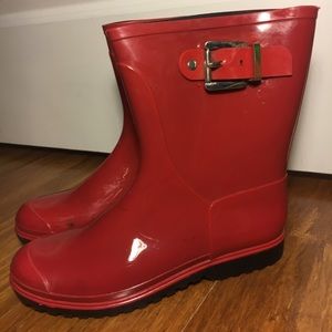 Red Rain Boots!